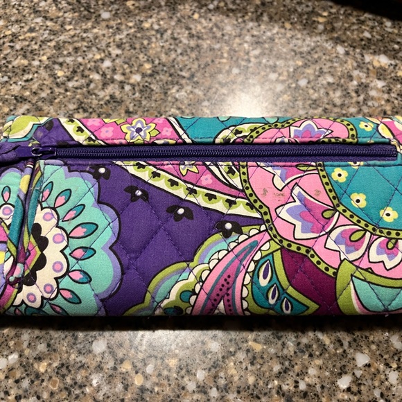 Vera Bradley Tri-fold clutch wallet like brand new Heather pattern (retired) - Picture 3 of 4